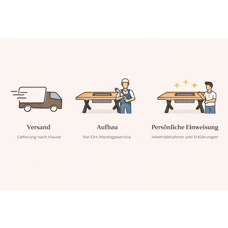 Mesa Dos Grilltisch - Eiche