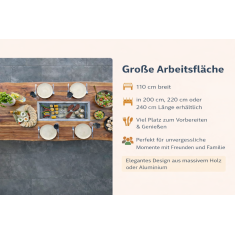 Mesa Dos Grilltisch - Eiche