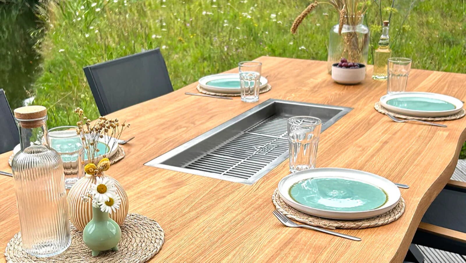 Mesa Dos Grilltisch - Eiche