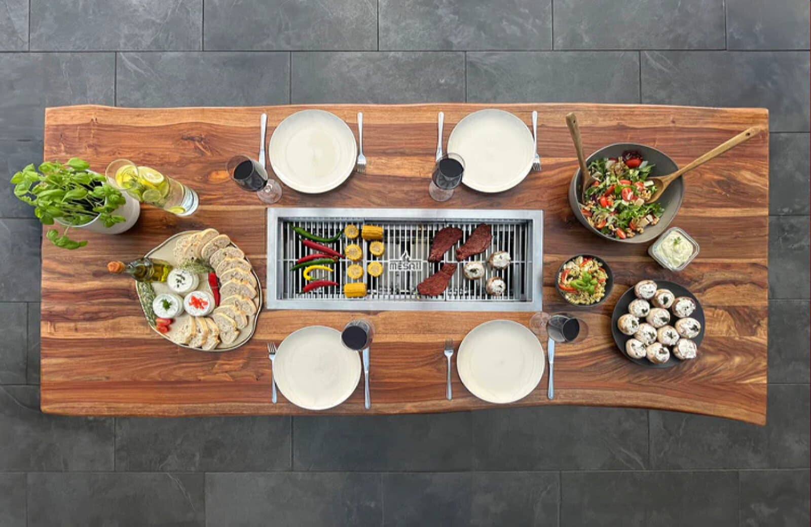 Mesa Dos Grilltisch - Walnuss