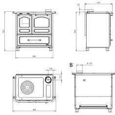 K&uuml;chenherd La Nordica Family 16 4,5 - 7,5 kW