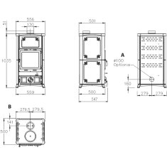 Kaminofen La Nordica Fedora 16 - 8,3 kW