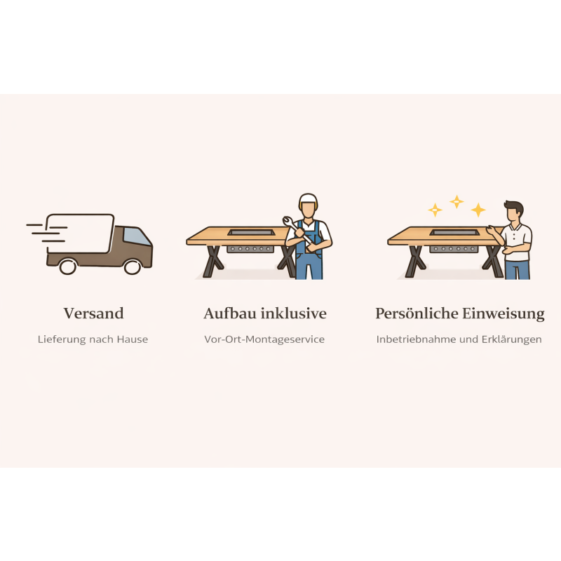 Mesa Dos Grilltisch - Aluminium Anthrazit