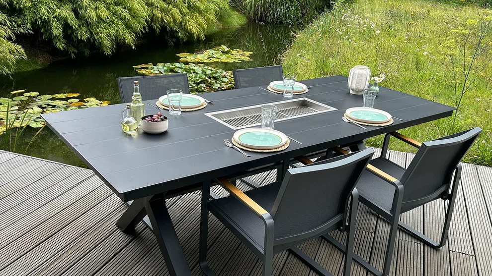 Mesa Dos Grilltisch - Aluminium Anthrazit