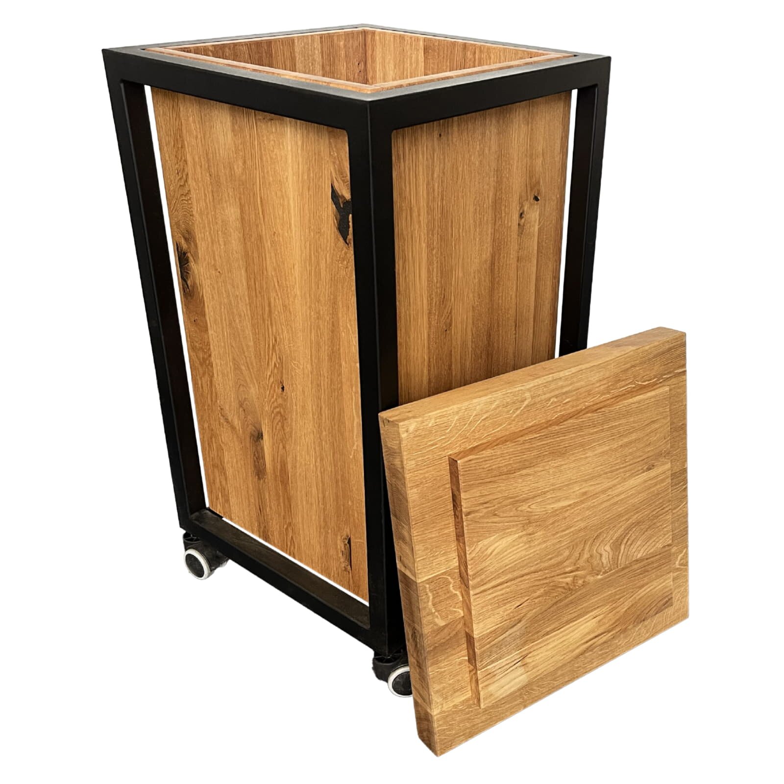 Mesa Dos Gasflaschenbox und Beistelltisch - Eiche