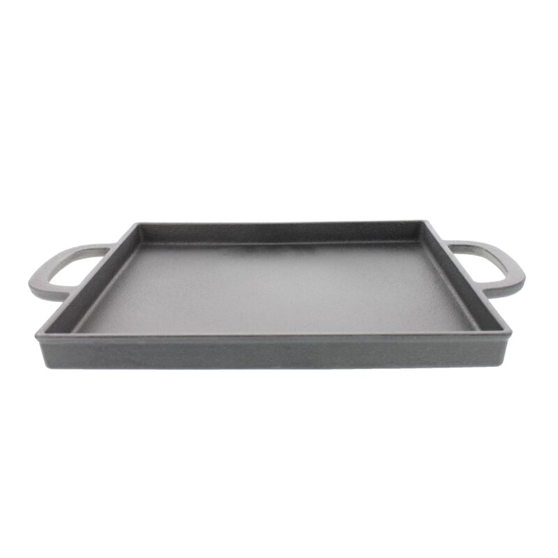 Mesa Dos flache Gusspfanne, 26 x 22,5 x 2 cm