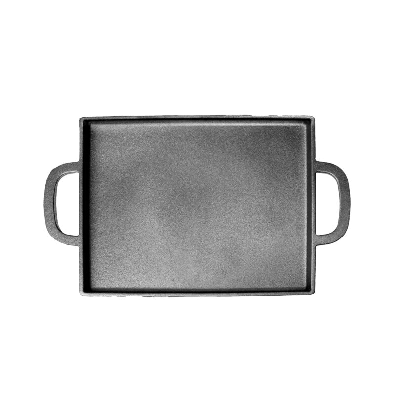 Mesa Dos flache Gusspfanne, 26 x 22,5 x 2 cm