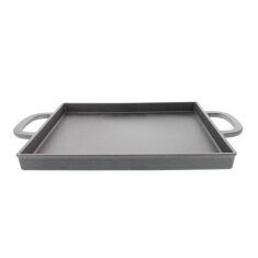 Mesa Dos flache Gusspfanne, 26 x 22,5 x 2 cm