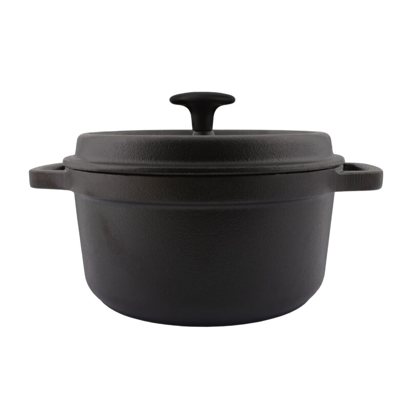 Mesa Dos kleiner Gusstopf mit Deckel, Ø 20 x 9,8 cm