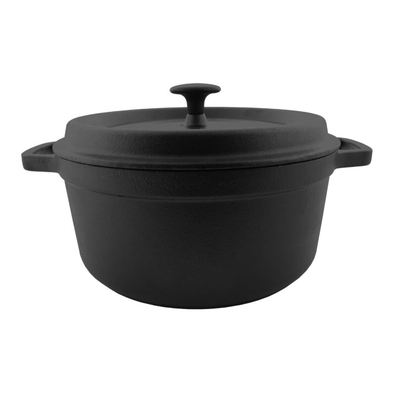 Mesa Dos großer Gusstopf mit Deckel, Ø 26 x 11,8 cm