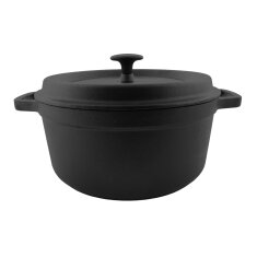 Mesa Dos großer Gusstopf mit Deckel, Ø 26 x 11,8 cm