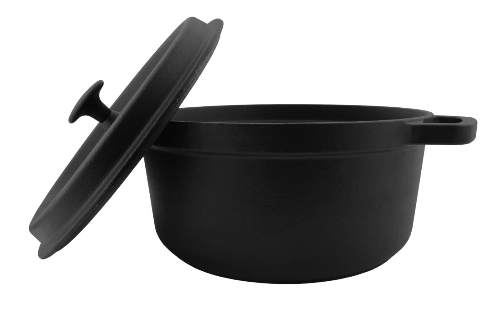 Mesa Dos großer Gusstopf mit Deckel, Ø 26 x 11,8 cm