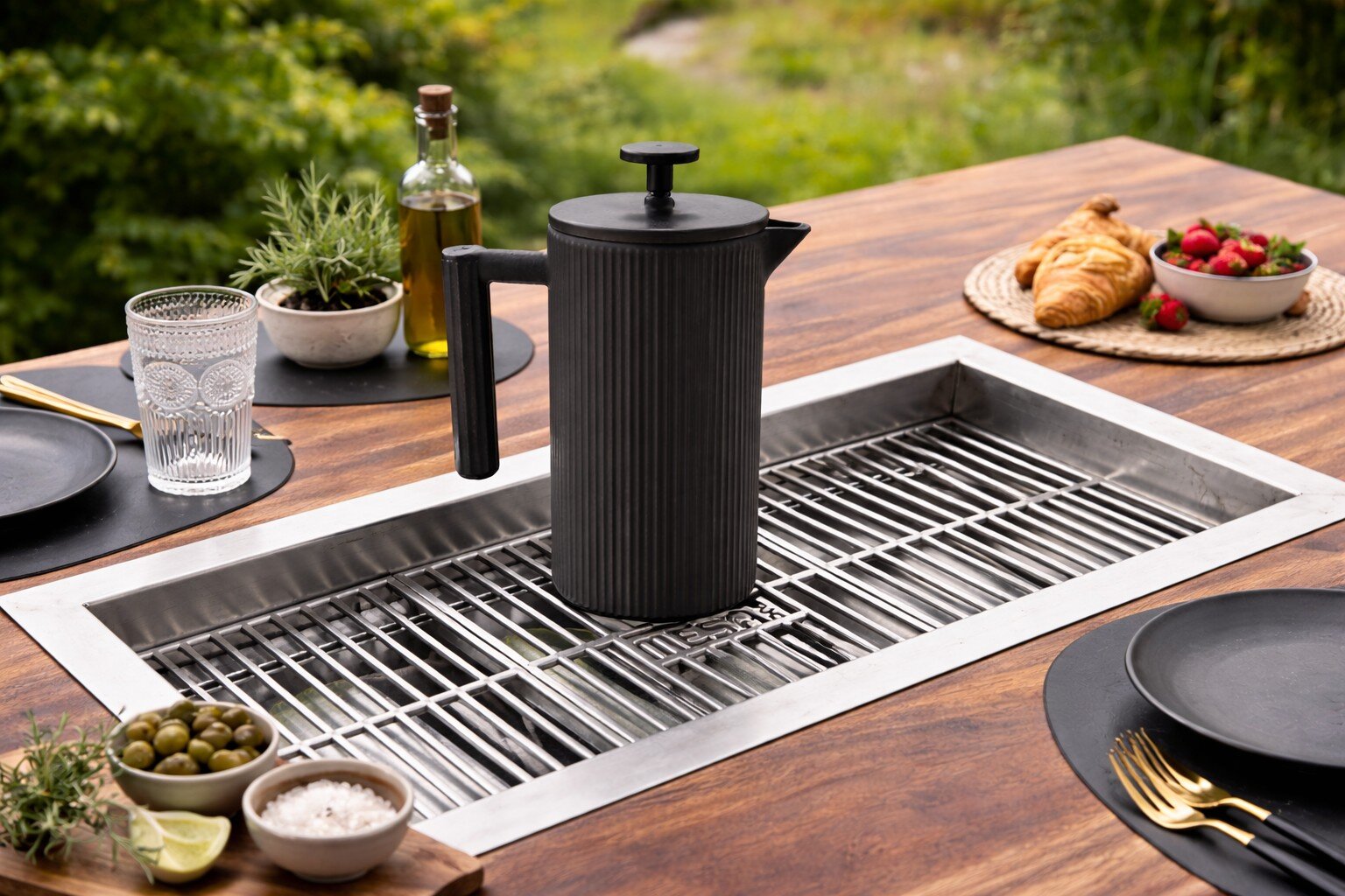 Mesa Dos Gusskaffeekanne mit Filter