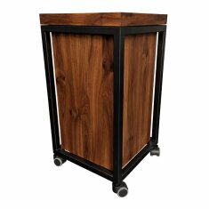 Mesa Dos Gasflaschenbox und Beistelltisch - Walnuss