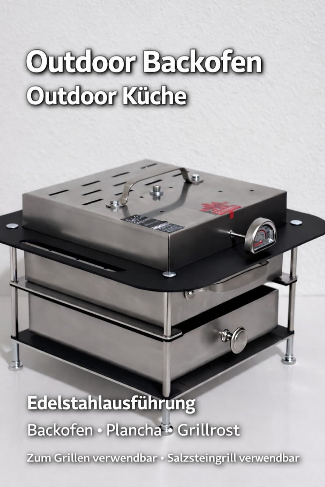 Slateex Backofen Prestige Line, Schwarz