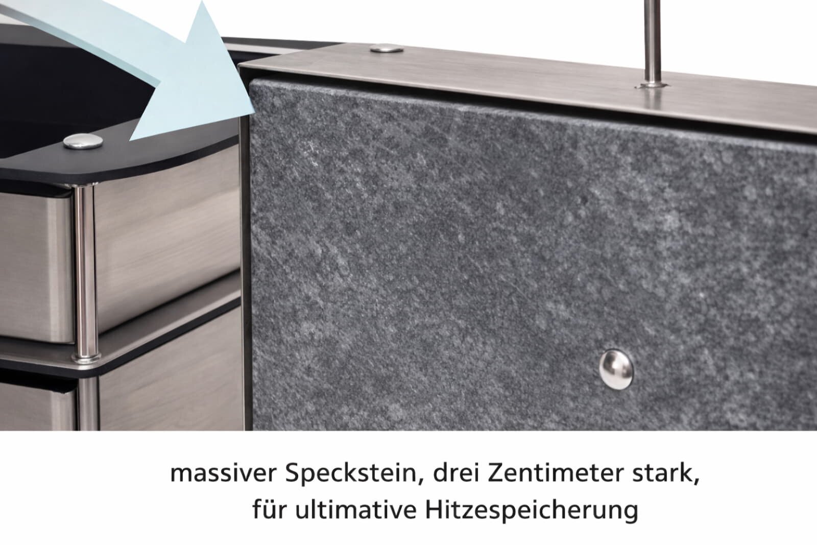 Slateex Backofen Prestige Line, Schwarz