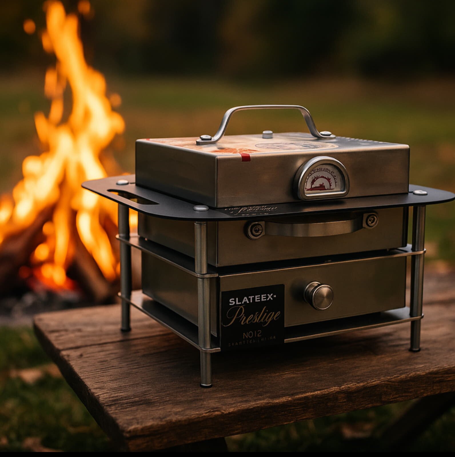 Slateex Backofen Prestige Line, Schwarz