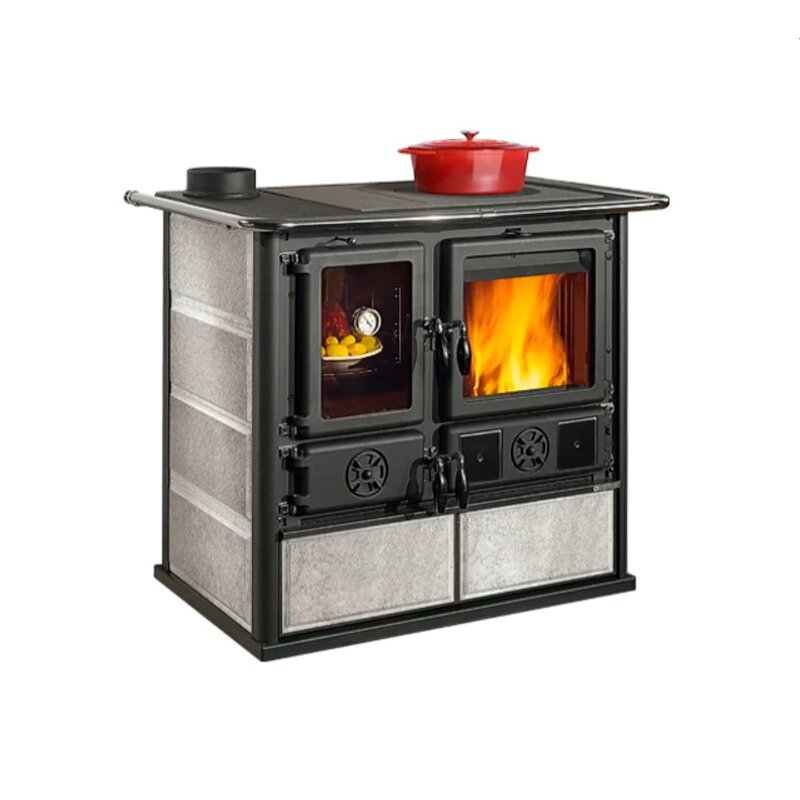 Küchenherd La Nordica Rosa Sinistra Reverse 16 Petra - 8,2 kW - Naturstein