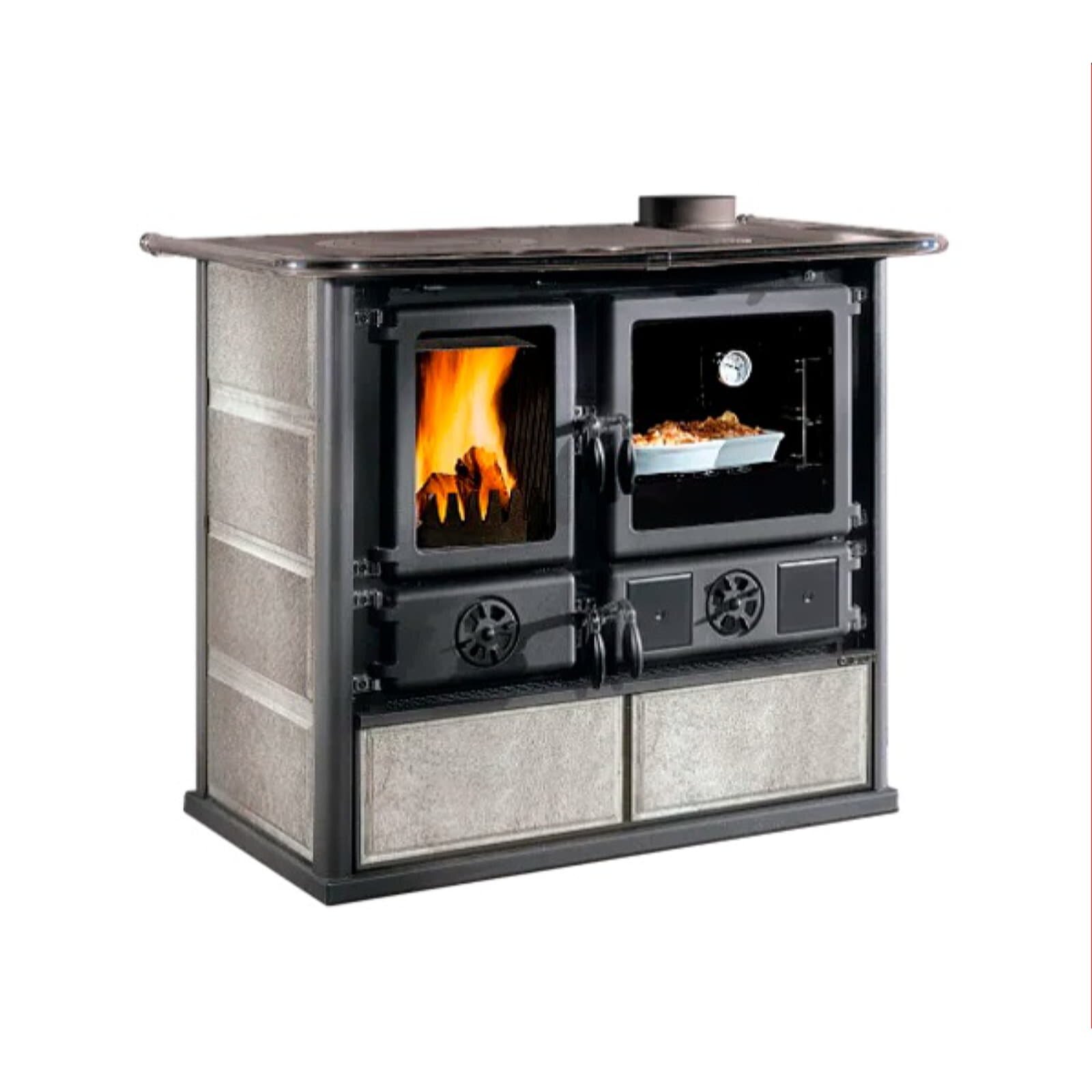 Küchenherd La Nordica Rosa 16 Petra - 8,8 kW - Naturstein