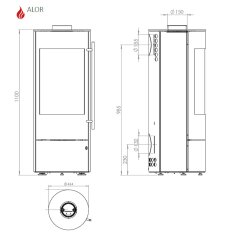 Kaminofen Olsberg Alor Compact - 6 kW