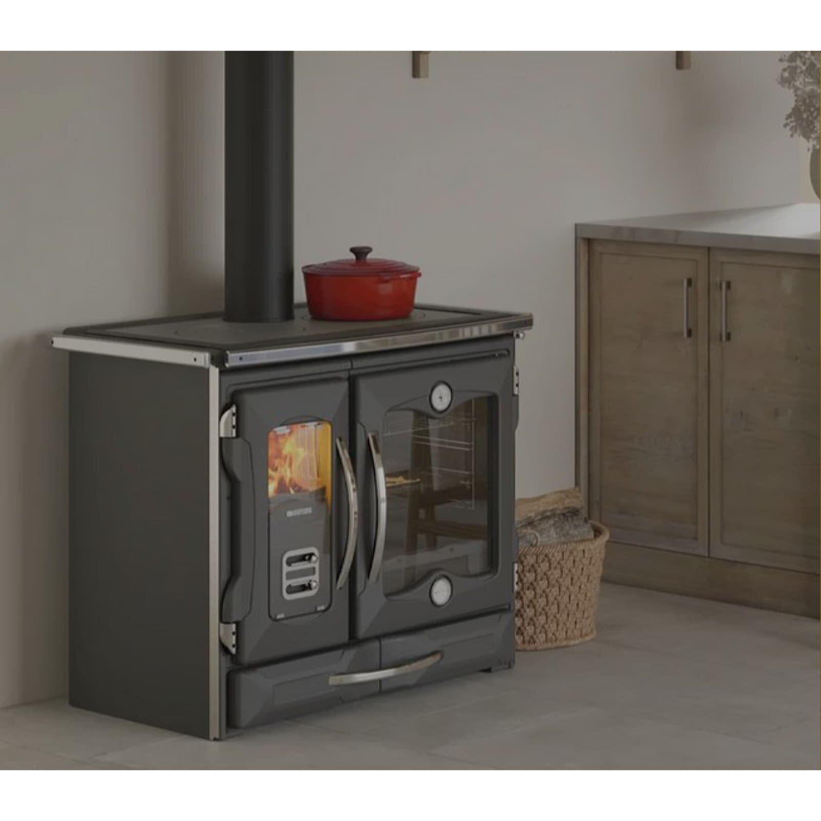 Küchenherd La Nordica Suprema 16 - 9 kW - Schwarz