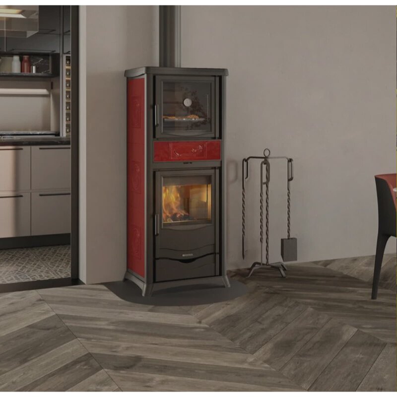 Kaminofen wassergeführt La Nordica TermoRossella Plus Forno DSA 16 Ceramica - 11,1 kW