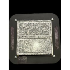 Slateex Granitstein (Kanten mit Rillen) 20,5 x 10 x 1,2cm...