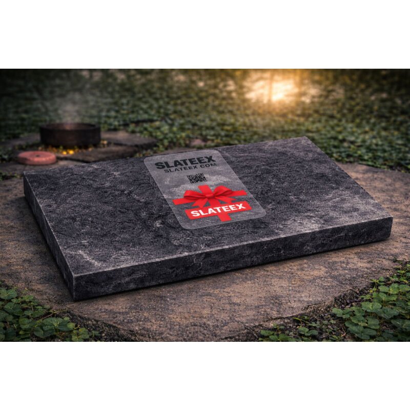 Slateex Speckstein Grillplatte 30 x 20 x 3cm