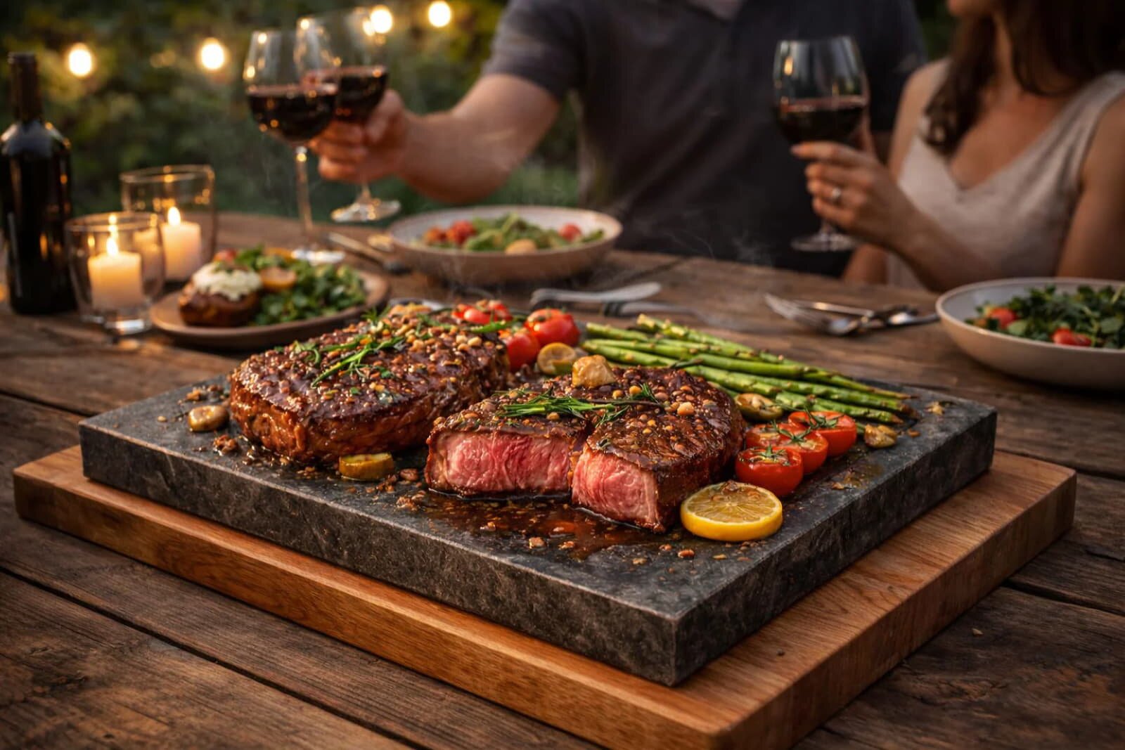 Slateex Speckstein Grillplatte 30 x 20 x 3cm