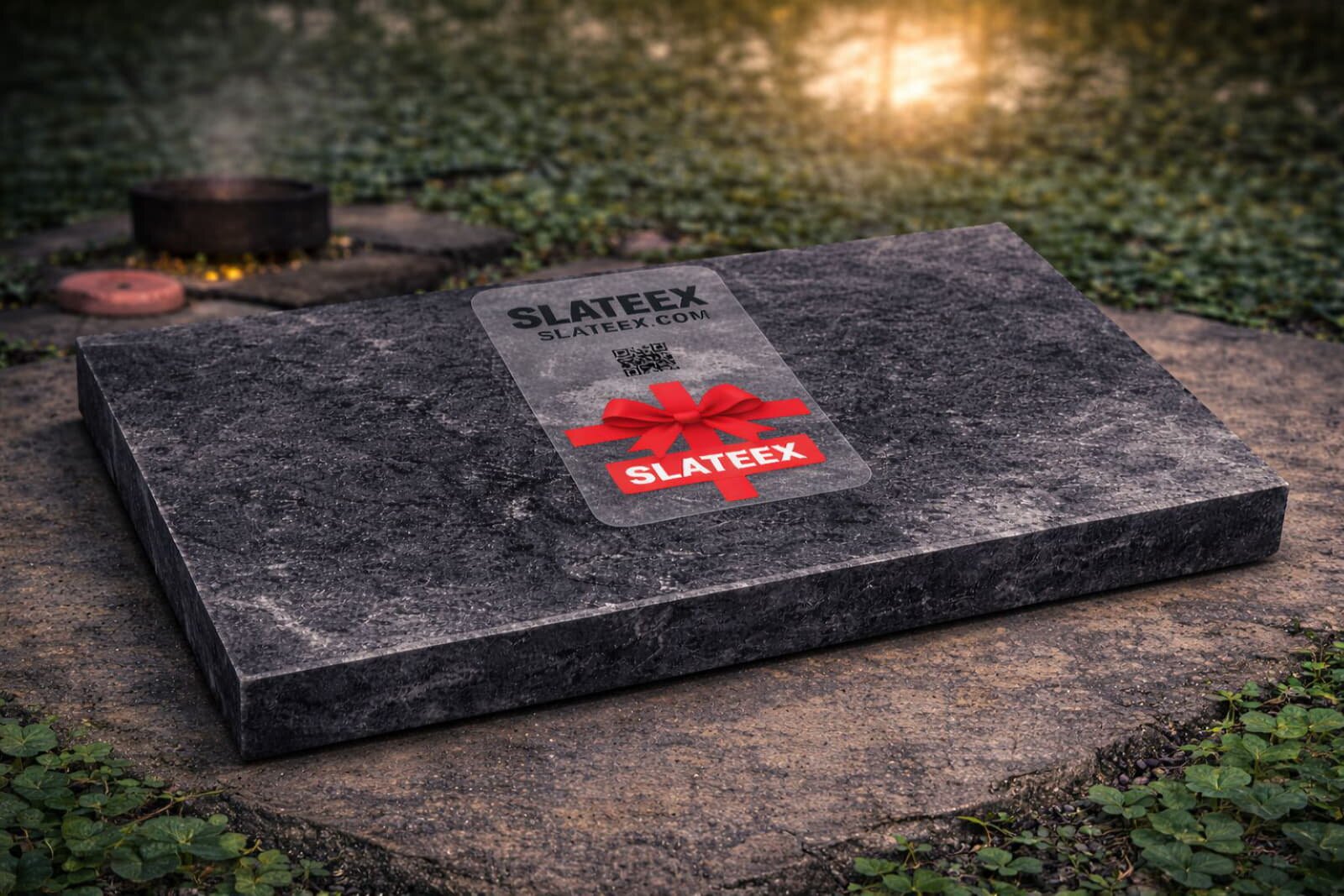 Slateex Speckstein Grillplatte 30 x 20 x 3cm