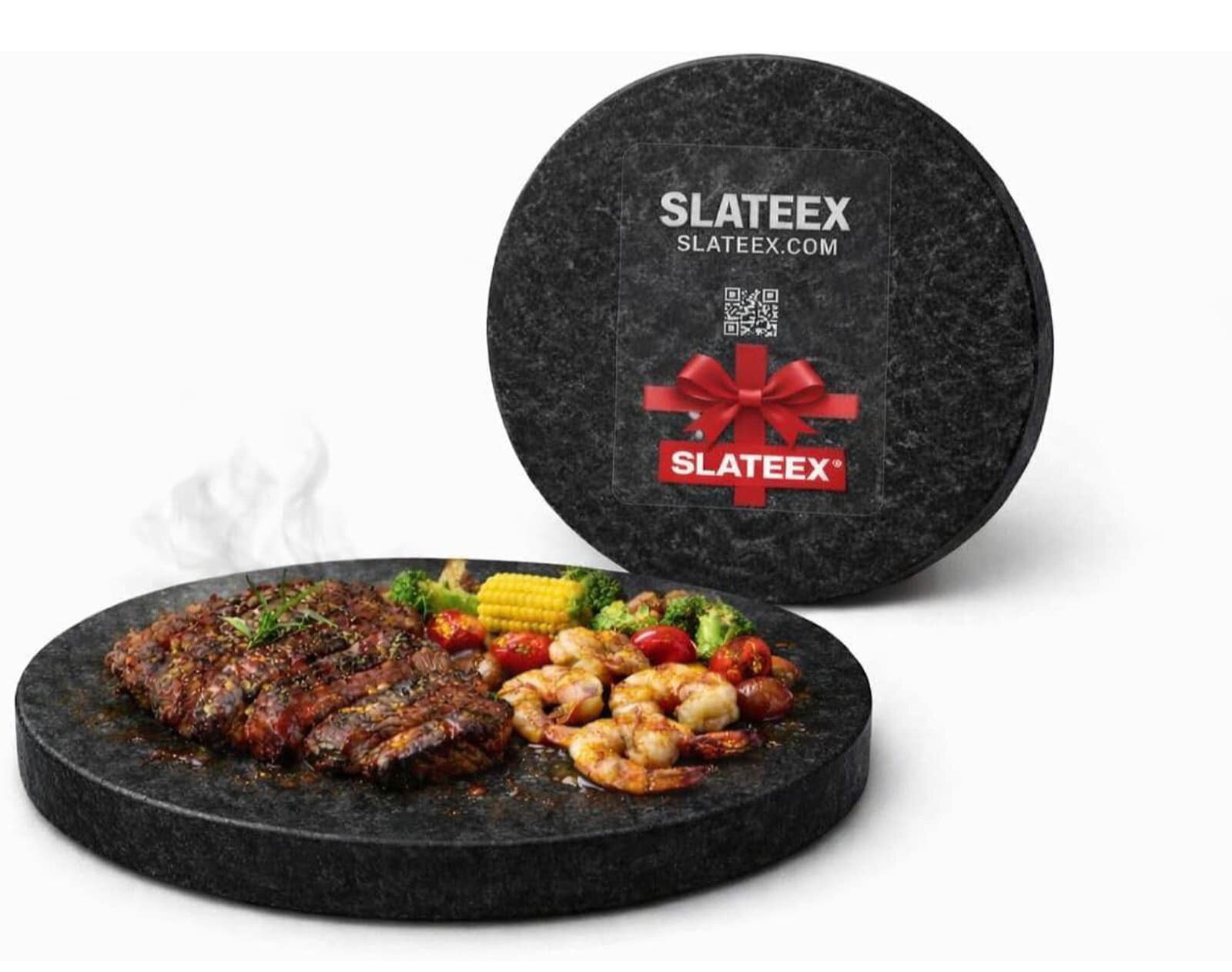 Slateex Rundstein aus Speckstein Ø 20 x 3cm