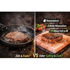 Slateex Grillstein aus Speckstein 16 x 16 x 3cm