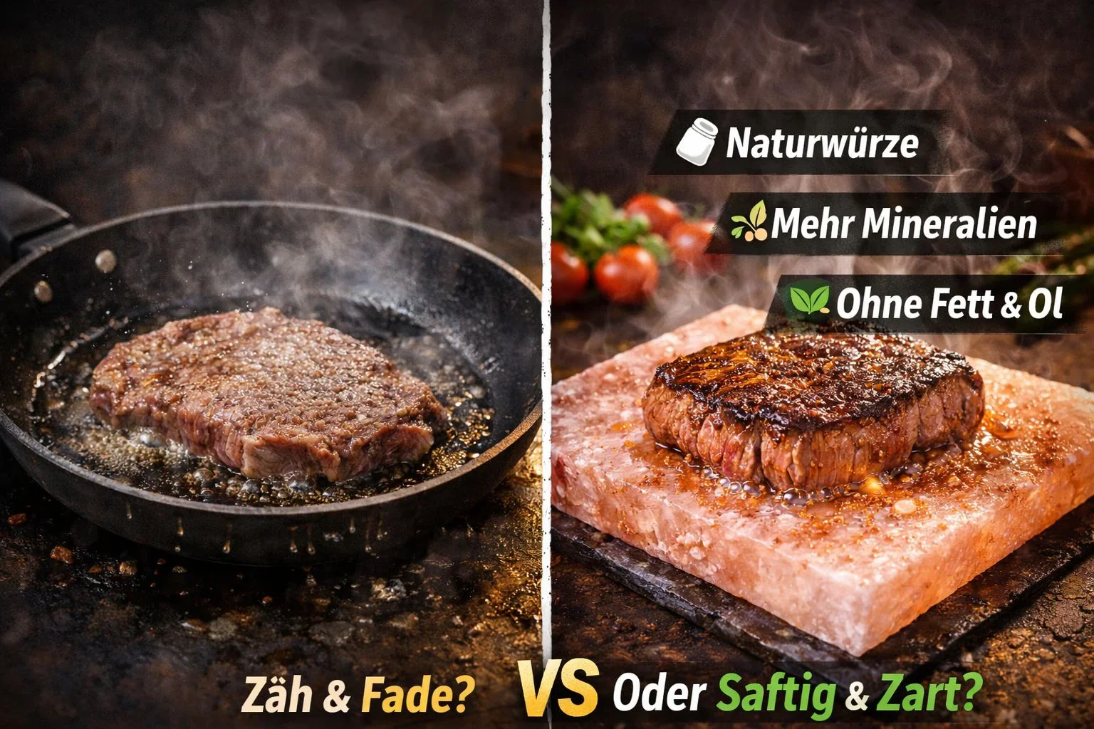 Slateex Grillstein aus Speckstein 16 x 16 x 3cm