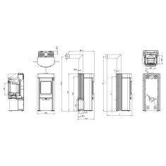 Kaminofen Austroflamm Elisabeth - 7 kW