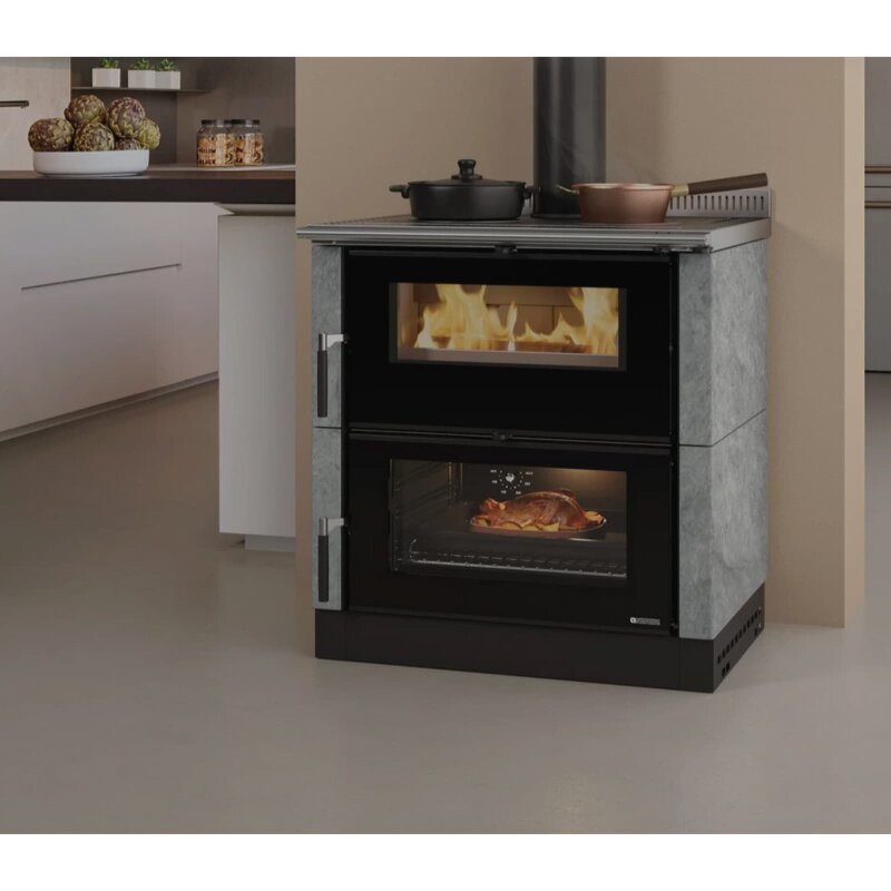 Küchenherd La Nordica Verona XXL 16 Petra - 7,1 kW - Naturstein