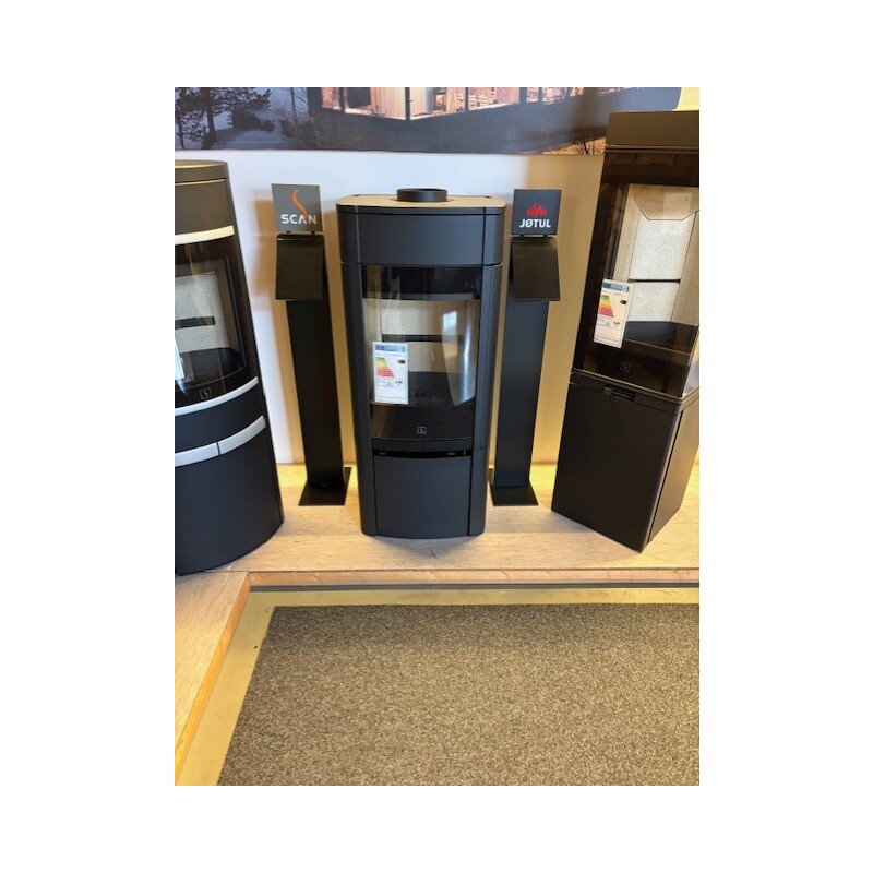 Kaminofen SCAN 65-1 Stahlmodell ohne Seitenfenster - 6 kW - Schwarz - AUSSTELLUNGSSTÜCK