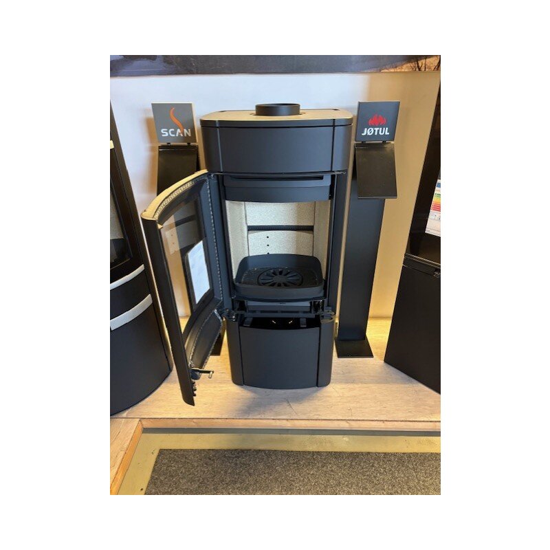 Kaminofen SCAN 65-1 Stahlmodell ohne Seitenfenster - 6 kW - Schwarz - AUSSTELLUNGSSTÜCK