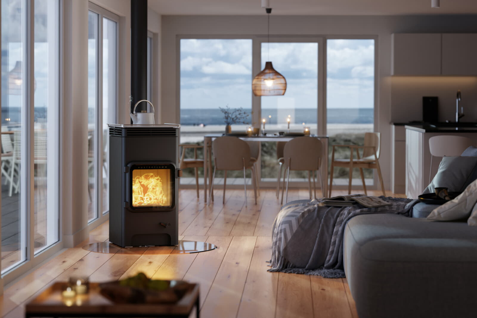 Kaminofen Austroflamm Luca Cook - 7 kW