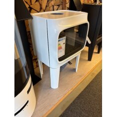Kaminofen Gussofen Jotul F 305 LL (mit langen Beinen) - 7 KW - weiße Emaille (WHE) - AUSSTELLUNGSSTÜCK