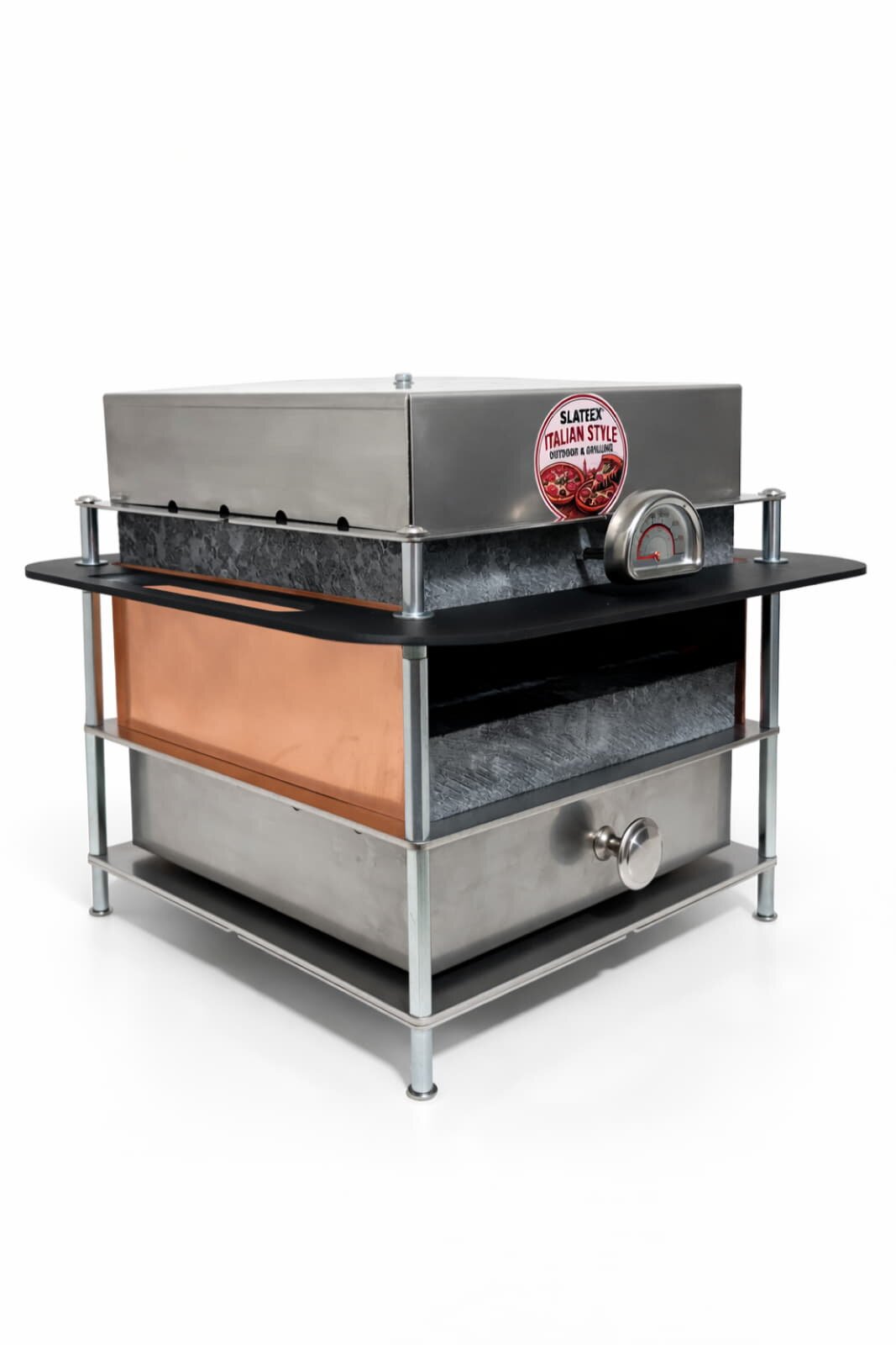 Slateex Pizzasteinofen - Erweiterungsmodul für Prestige