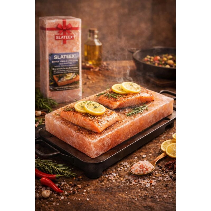 Slateex XL Himalaya Salzstein 20 x 10 x 5cm