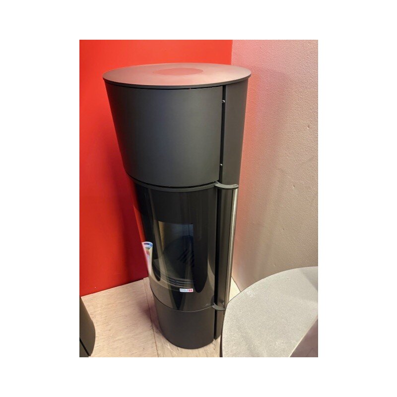 Kaminofen Jydepejsen Omega High - 7 kW - mit Soft- Close - Schwarz - AUSSTELLUNGSSTÜCK