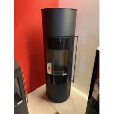 Kaminofen Jydepejsen Omega High - 7 kW - mit Soft- Close - Schwarz - AUSSTELLUNGSSTÜCK