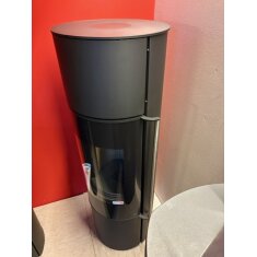 Kaminofen Jydepejsen Omega High - 7 kW - mit Soft- Close - Schwarz - AUSSTELLUNGSSTÜCK