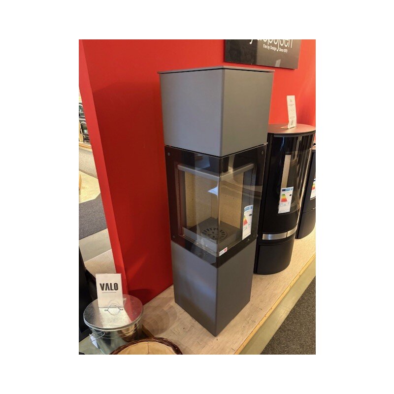 Kaminofen Jydepejsen Panorama 1500 - 7,4 kW - Grau - AUSSTELLUNGSSTÜCK