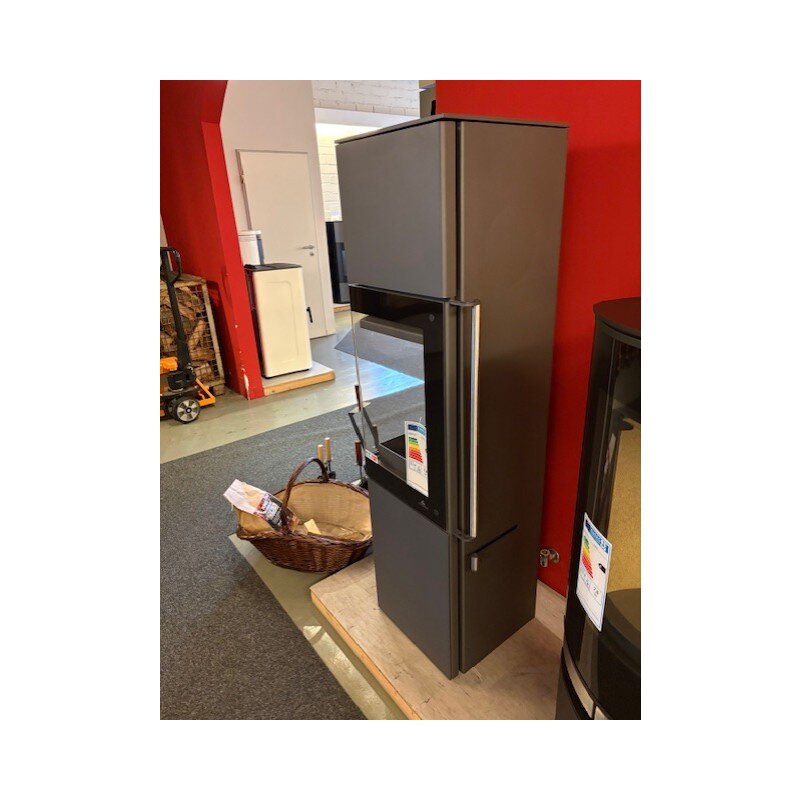 Kaminofen Jydepejsen Panorama 1500 - 7,4 kW - Grau - AUSSTELLUNGSSTÜCK