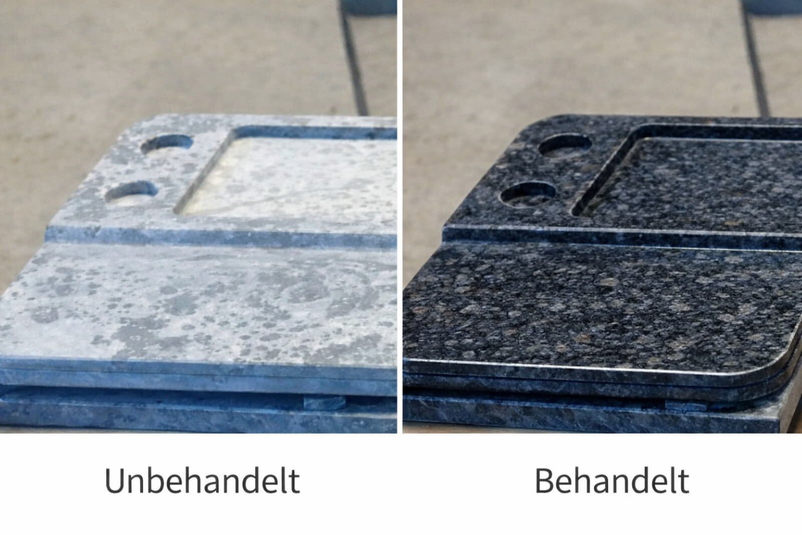 Slateex Premium Steaktablett - heißer Stein aus Granit und Speckstein