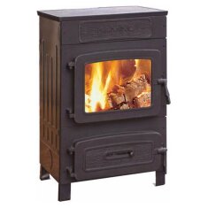 Kaminofen Wamsler Werkstattofen WO 109-6 F/A - Anschluss hinten - 6 kW