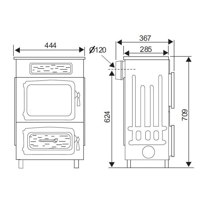 Kaminofen Wamsler Werkstattofen WO 109-6 A - 6 kW