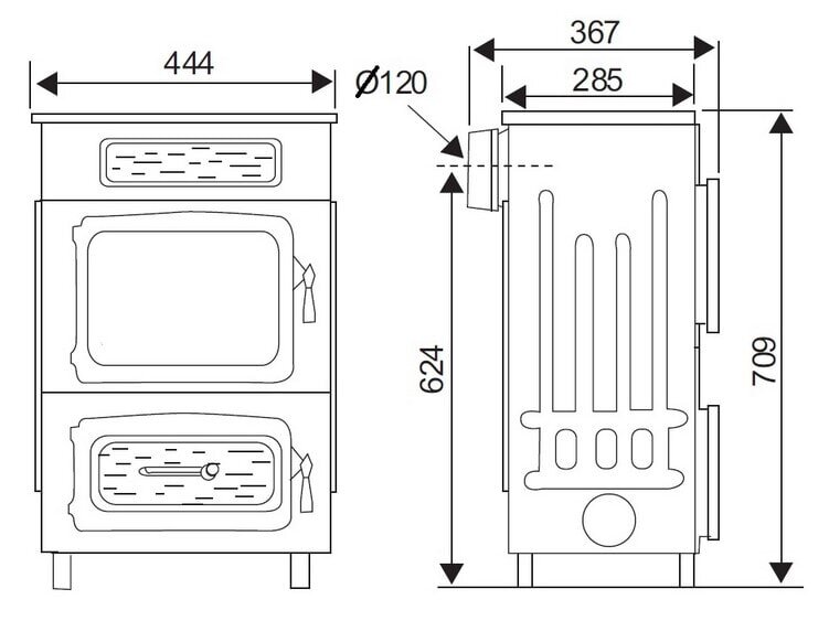 Kaminofen Wamsler Werkstattofen WO 109-6 A - 6 kW